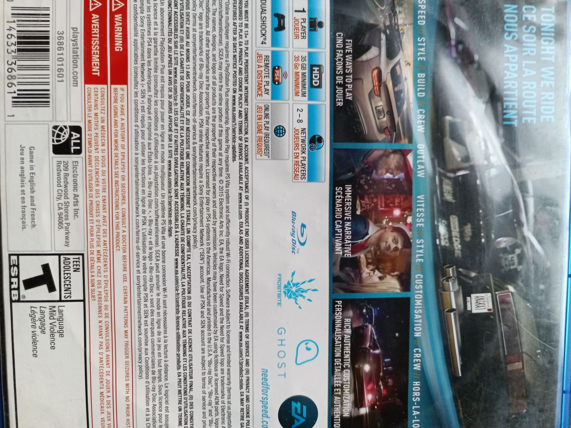 Gra PS4 Need For Speed