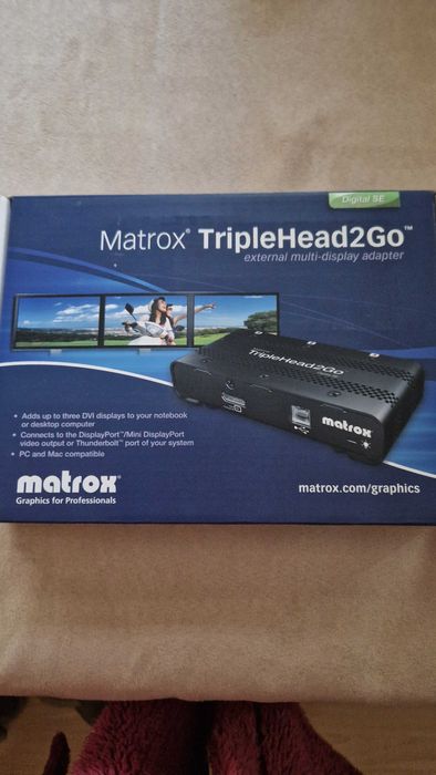Nowy Matrox TripleHead2Go KFW13340 T2G-DP3D-IF