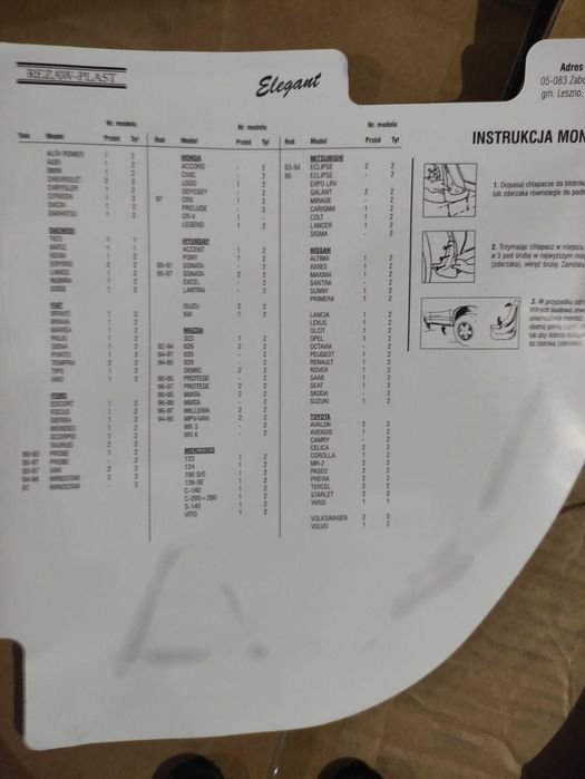 Бризговики універсальні Elegant