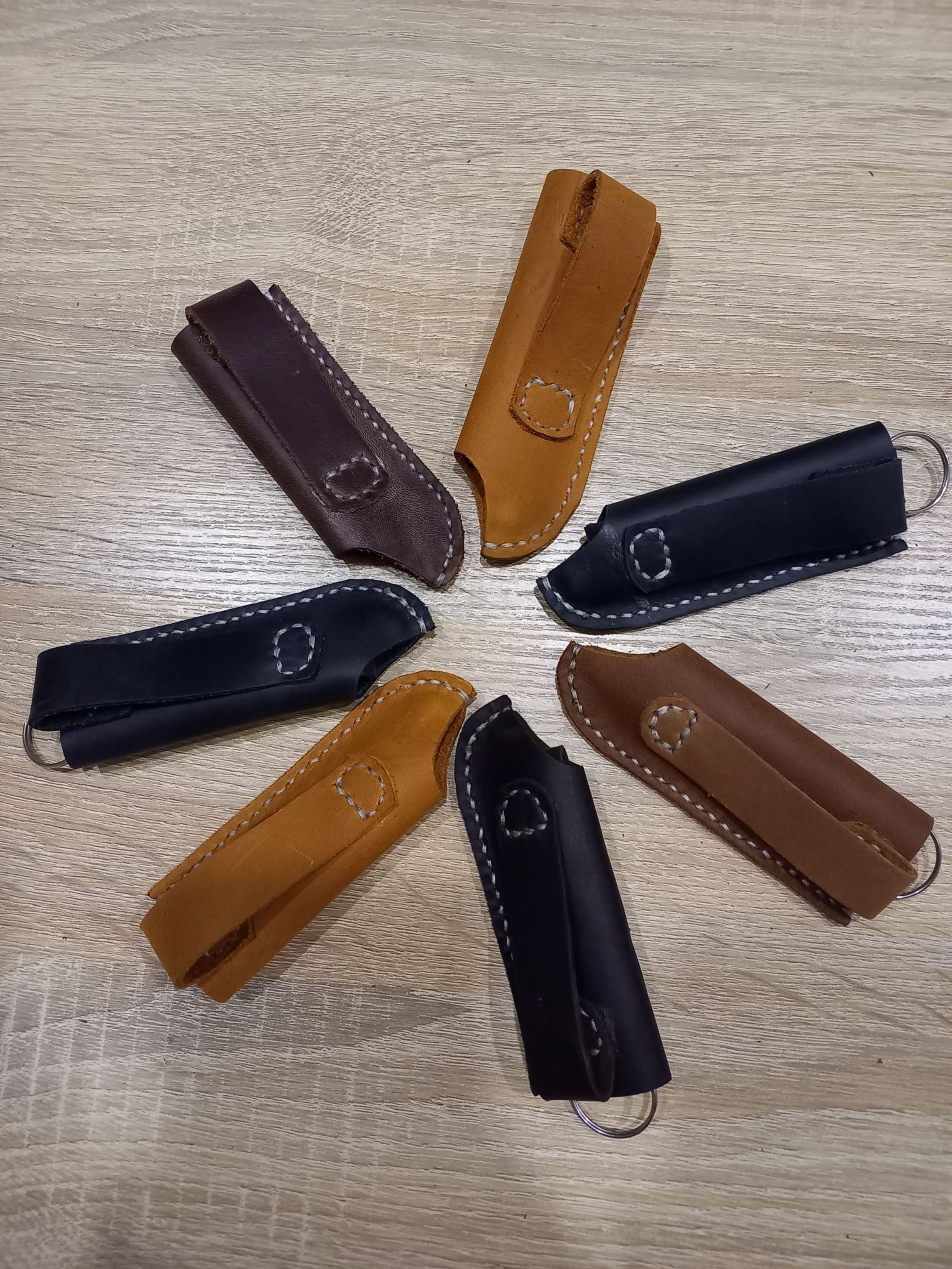 Чохол для Opinel #08, #09, #10, #12 шкіра, ручна робота