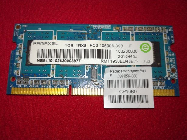 Ram 1GB 1RX8 PC3-10600S