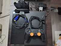 Konsola Sony PlayStation 4 500GB czarna + ładowarka na 2 pady