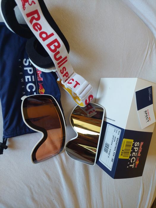 NOWE!! 2szybki GOGLE RED BULL SPECT MAGNETRON EON (snowboardowe / narc
