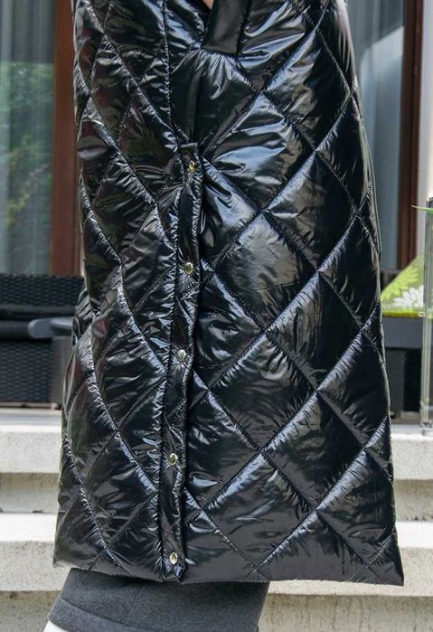 Mega długa kamizelka pikowana r.46 nowa świetna