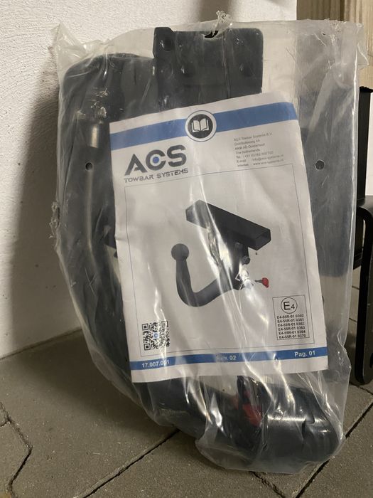 Nowy hak holowniczy acs z belką mercedes W205 S205