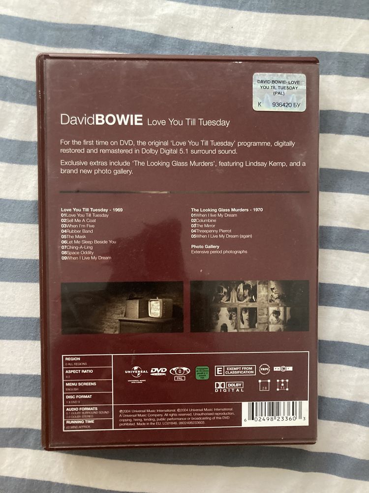 David Bowie "Lowe You Till Tuesday"