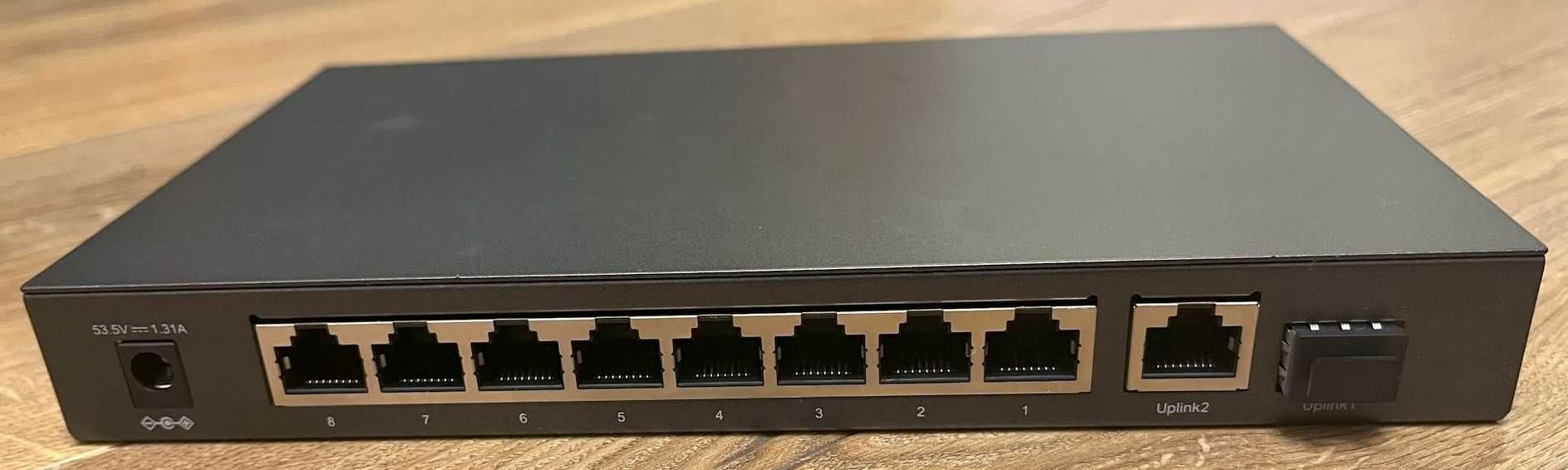 Switch TP-Link TL-SG1210P, Gigabit, 10 port, 8 PoE+, 1 SFP - GW