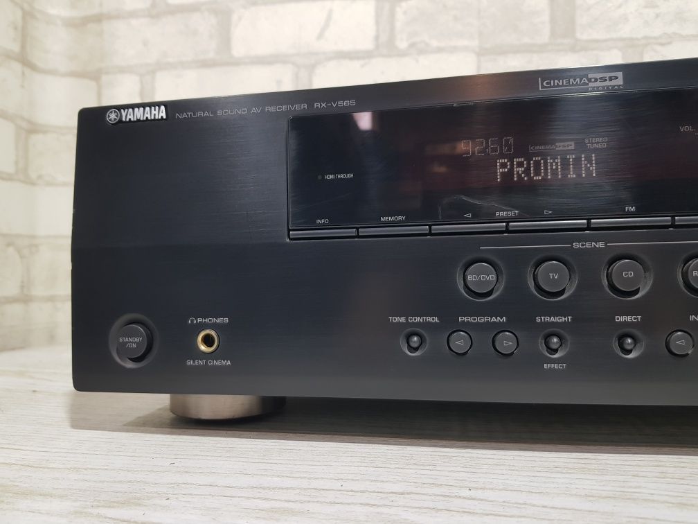 7.1 AV ресивер YAMAHA RX-V565, *7x105,HDMI, DTS-HD,Dolby TrueHD, Б/у
б