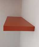Prateleira de fixação invisível SPACEO TERRACOTTA 60X23.5 38MM