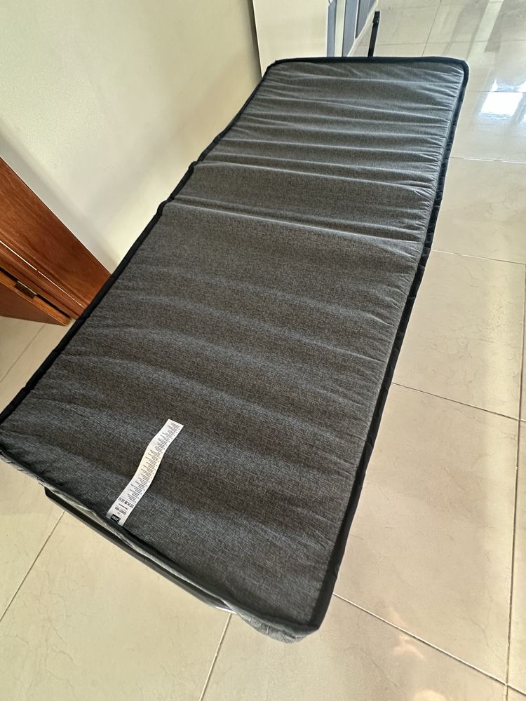 Cama dobravel solteiro c/colchao