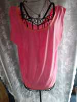 Tshirt koszulka sukienka neonowa S M L model promond bawełna one size