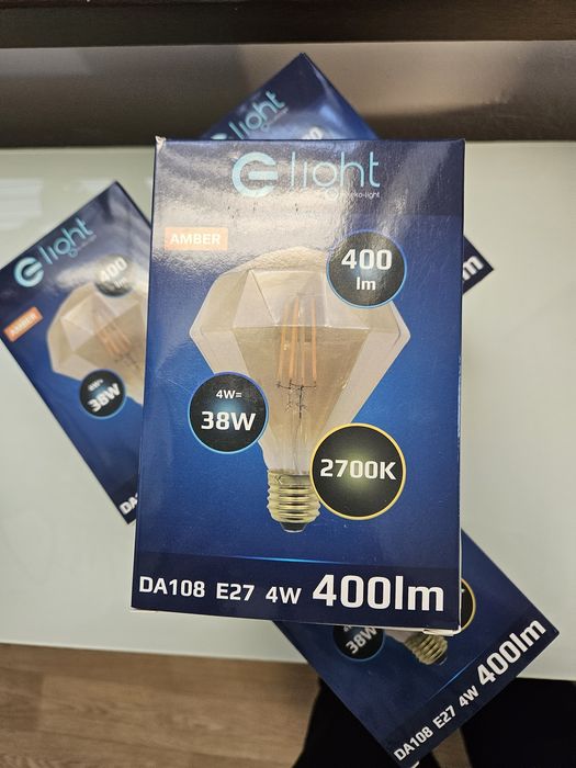 Żarówki ozdobne 4 sztuki nowe