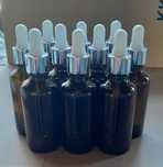 Butelka szklana brązowa z pipetą szklana na olejek serum 50 ml 30 szt