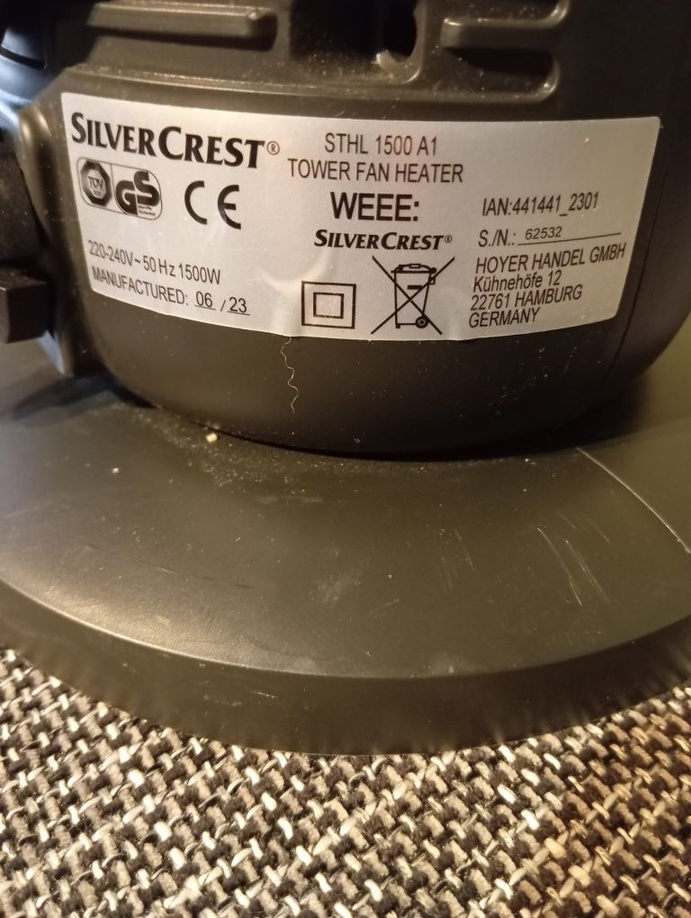 Termowentylator SILVERCREST