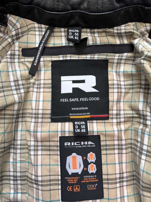 Шкіряна мотокуртка Richa із захистом