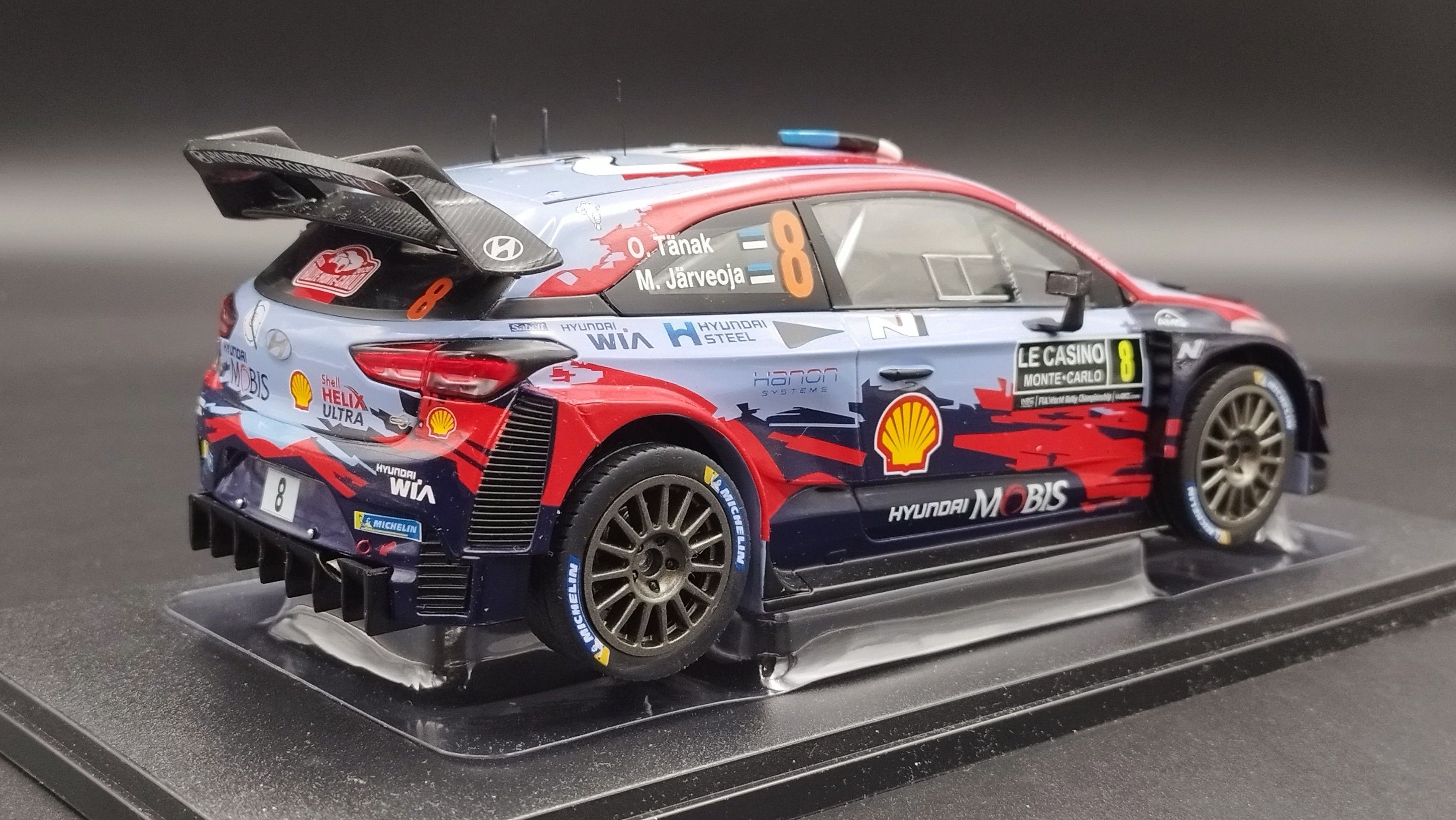 1:18 IXO Hyundai I20 WRC #8 O.Tanak Rally 2020