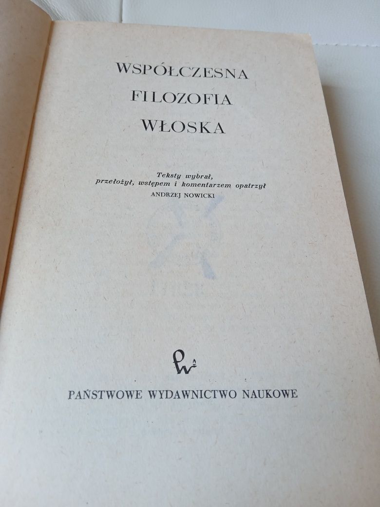 Współczesna filozofia włoska