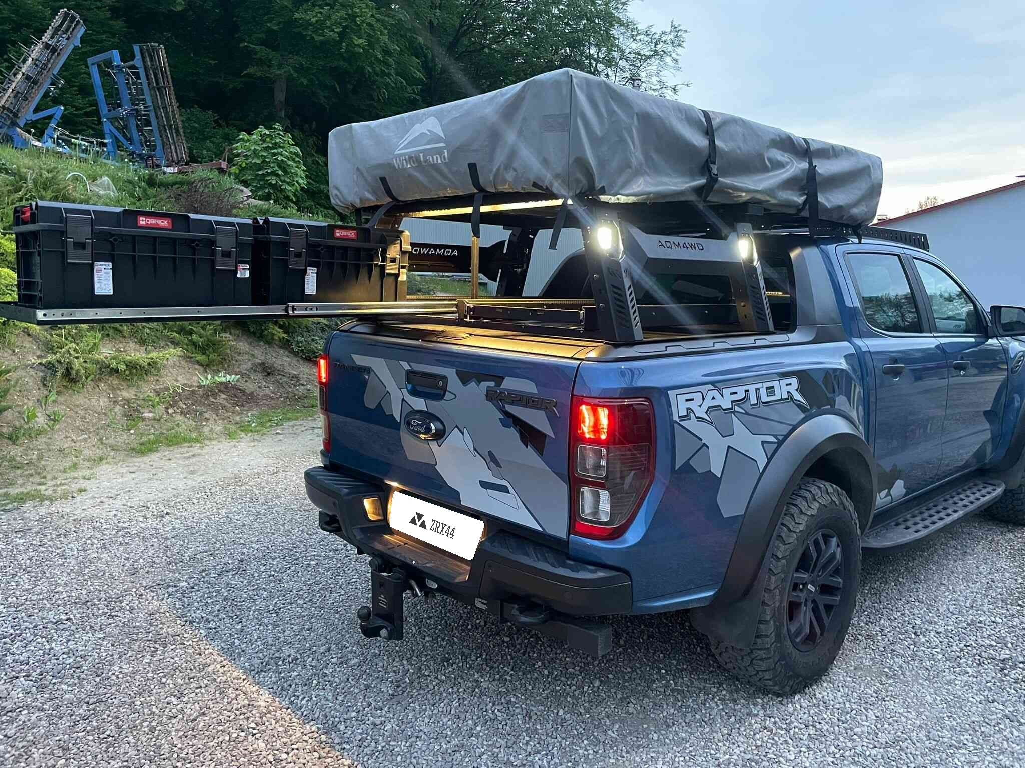 Orurowanie stelaż pod namiot Ford Ranger Wildtrak Raptor