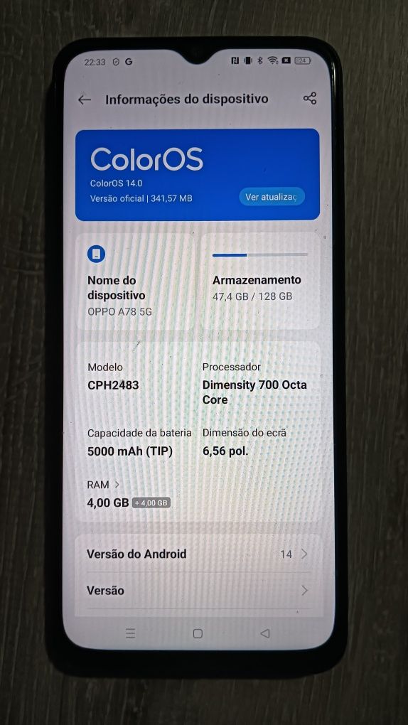 OPPO A78 5G 4GB/128GB