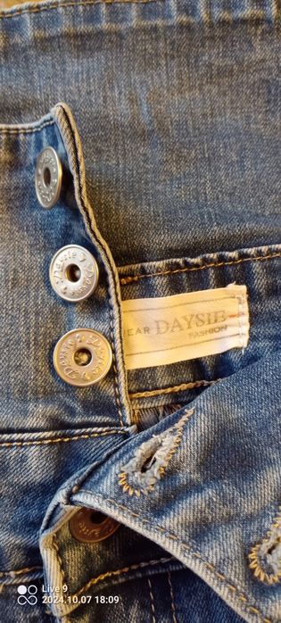 Jeansy damskie z wysokim stanem rozm.38