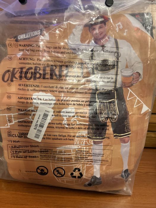 #Kostium BAWARSKI#oktoberfest#Męski-L#