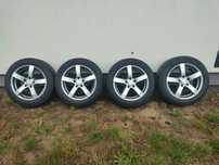 Felgi Aluminiowe Tomason 16 5x112 z Oponami Letnimi VW, Audi, Skoda