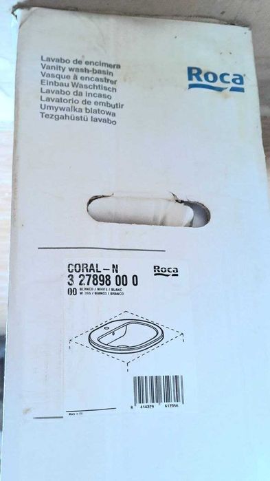Раковина/мойка врезная керамическая Roca Coral-N 327898