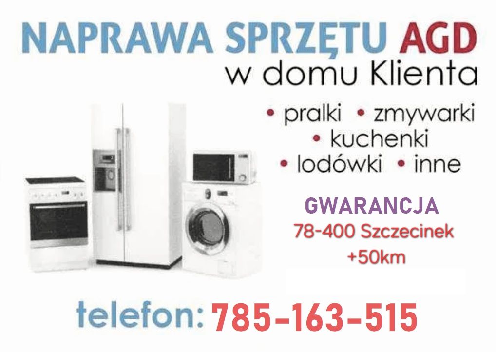 Naprawa serwis AGD, pralki, zmywarki, piekarniki, lodówki