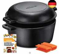 Żeliwny garnek typu Dutch Oven 4.6L