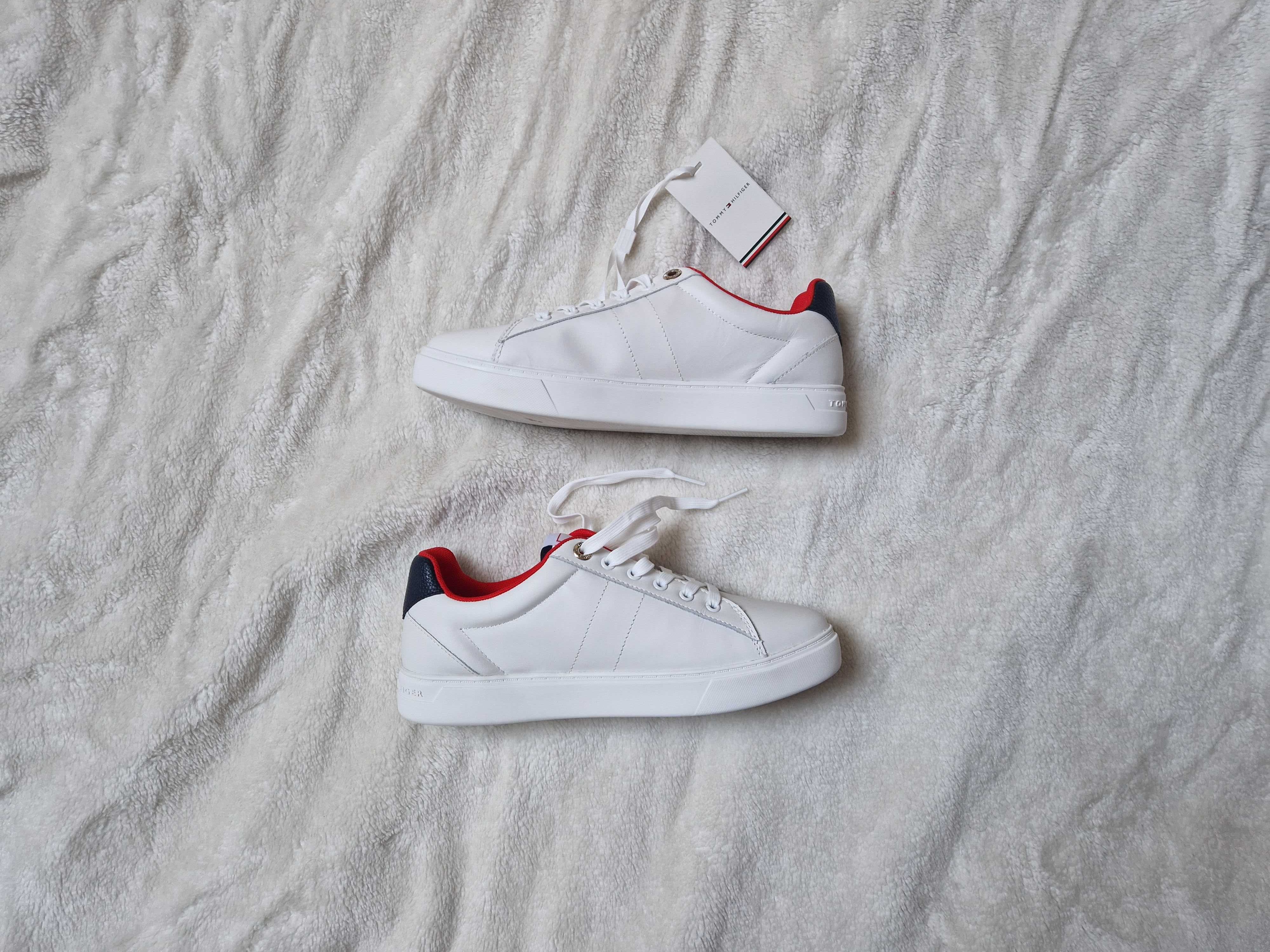 Nowe białe buty sportowe damskie sneakersy Tommy Hilfiger rozmiar 39
