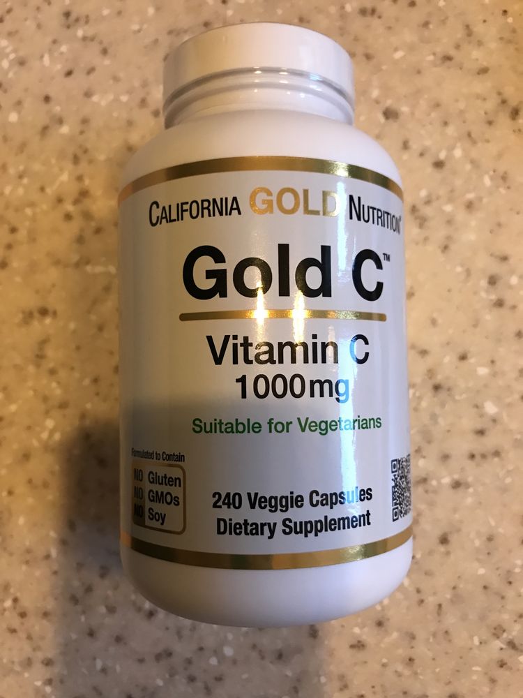 Витамин С  California Cold Nutrition 1000 mg 240 капсул