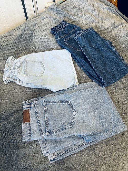 Джинсовые брюки момы  шорты турция