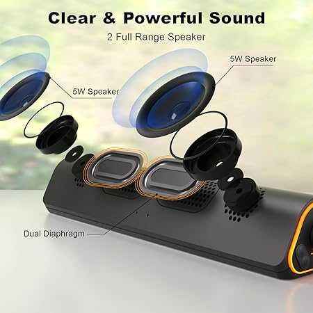 SOULION Głośniki komputerowe R50, zasilane przez USB, Bluetooth 5.3