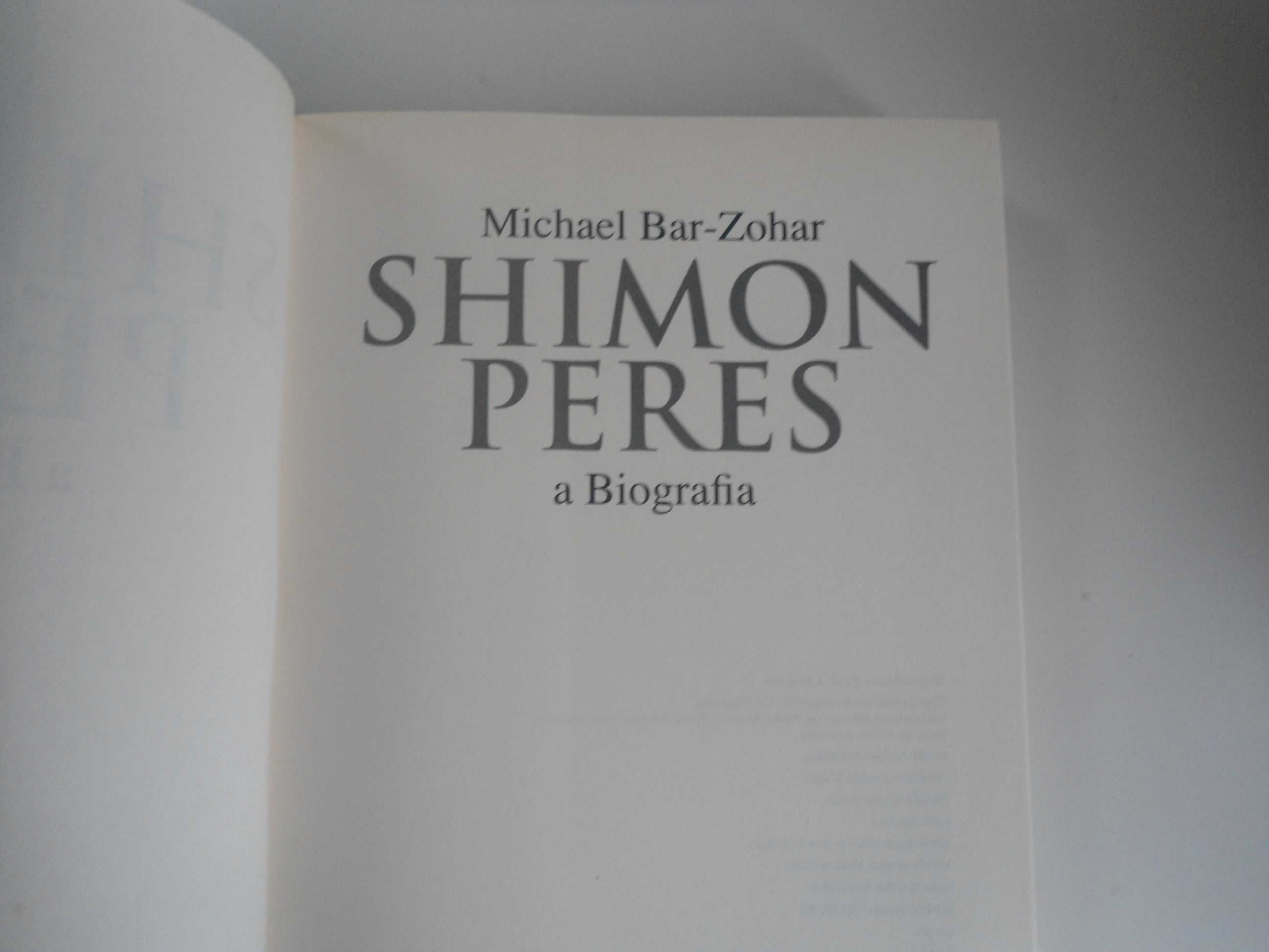 Shimon Peres - A Biografia por Michael Bar-Zohar