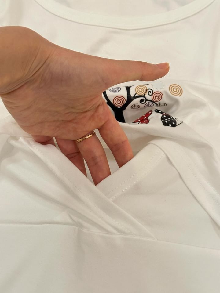 Stylowa koszulka oversize dla kobiet karmiących i kobiet w ciąży