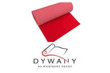 Czerwony dywan na galę event chodnik na ślub wykładzina event standard