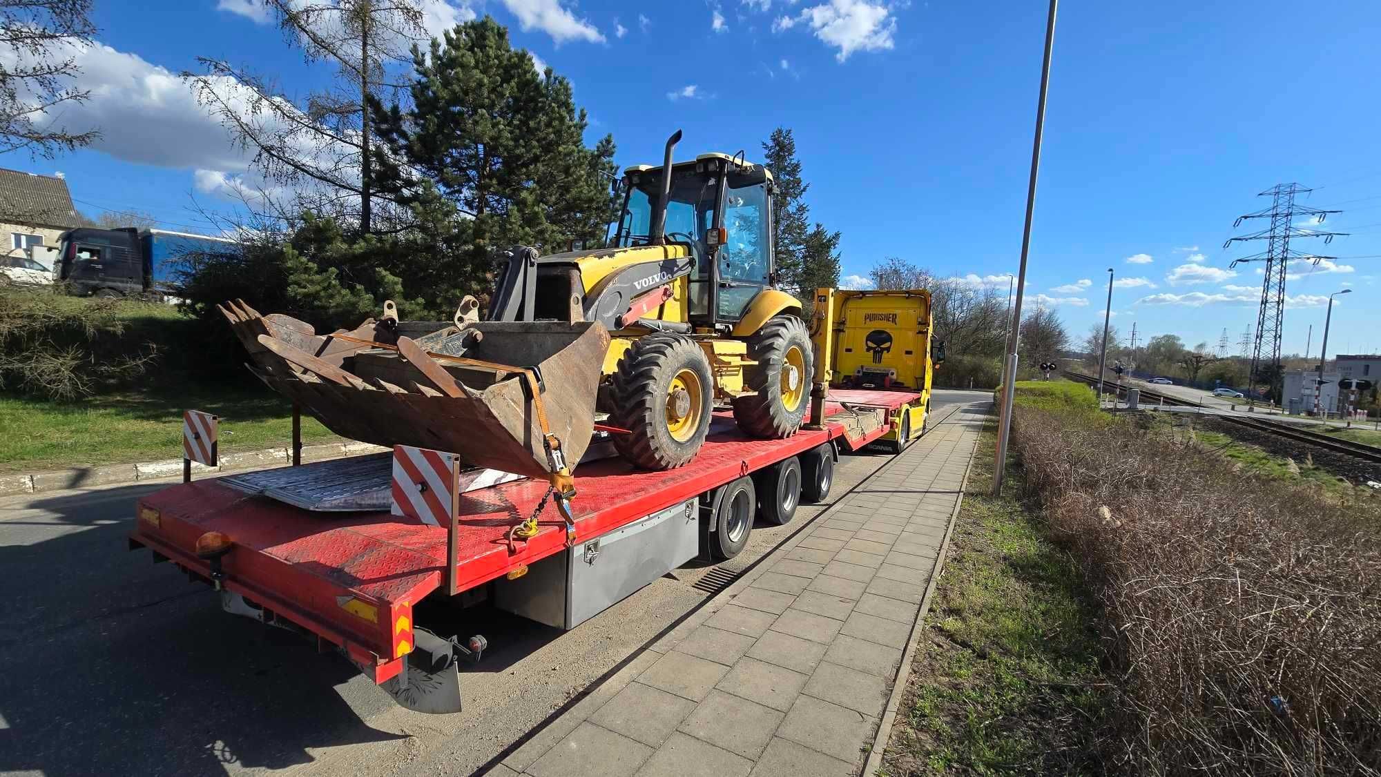 Transport HDS Maszyn Budowlanych Rolniczych Wózków Widłowych Laweta PL