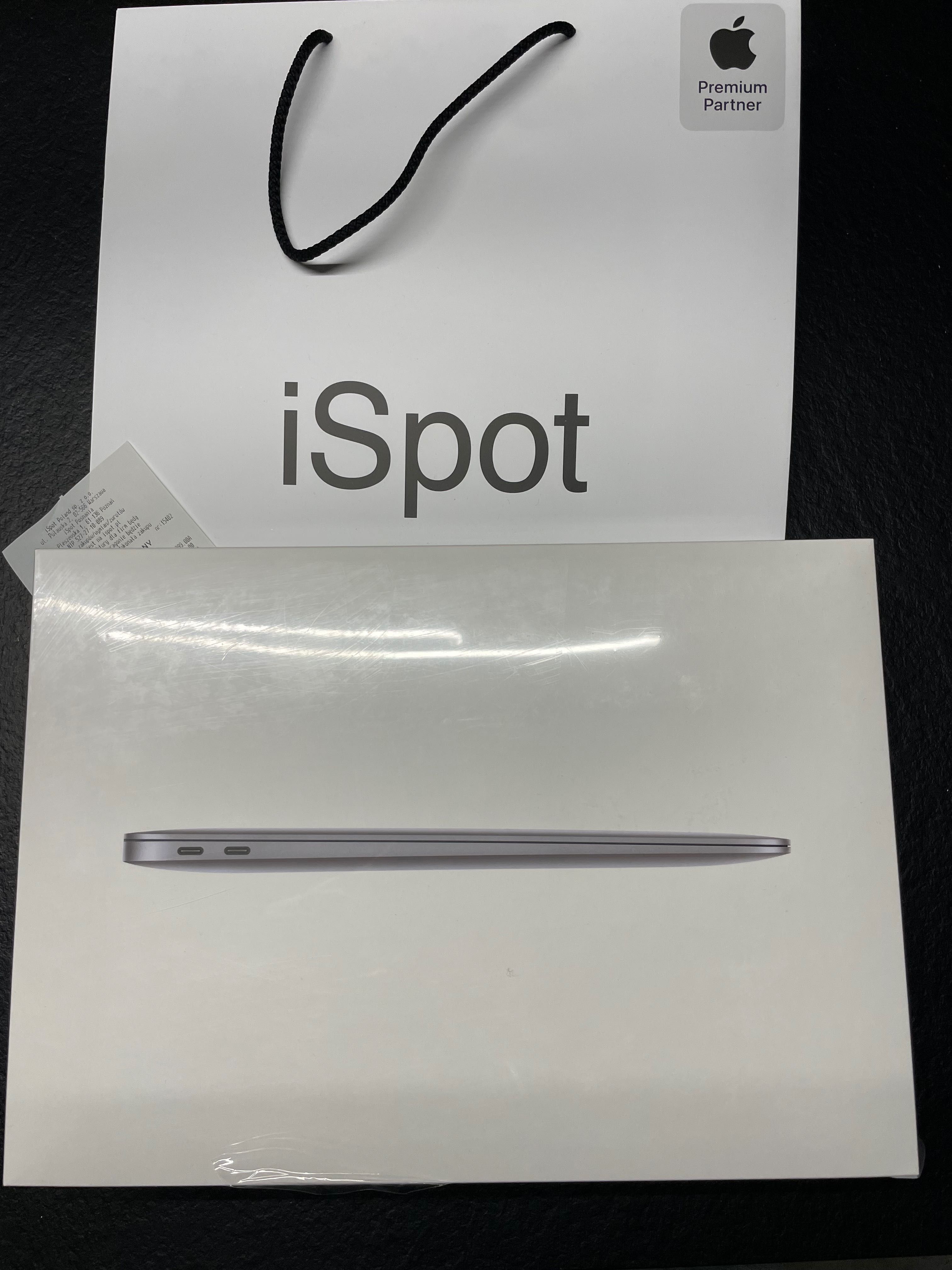 Nowy MacBook Air 13"  M1 8GB RAM, 256 GB SSD 24 m-ce gwarancja Poznań