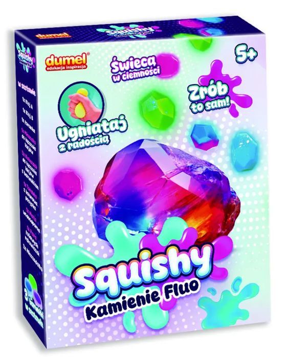 Squishy. Kamienie Fluo. Dumel Discovery