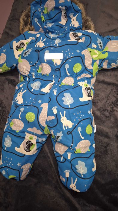 Зимовий комбінезон на хлопчика р.74