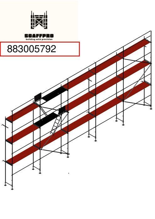 Rusztowanie ramowe plettac pletak 127 m2