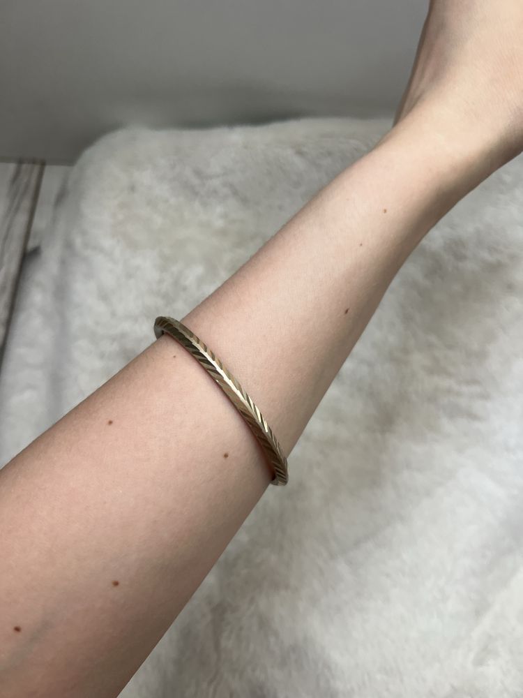 Bransoletka metal metalowa elegancka szykowna okrągła casual 20
