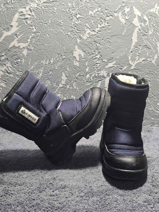 Водонепроникні зимові чоботи.дутики  Kimboo на овчинному утепленні