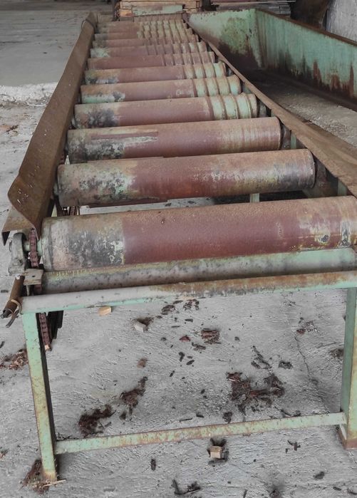 Tapete de Rolos para Serração de Madeiras