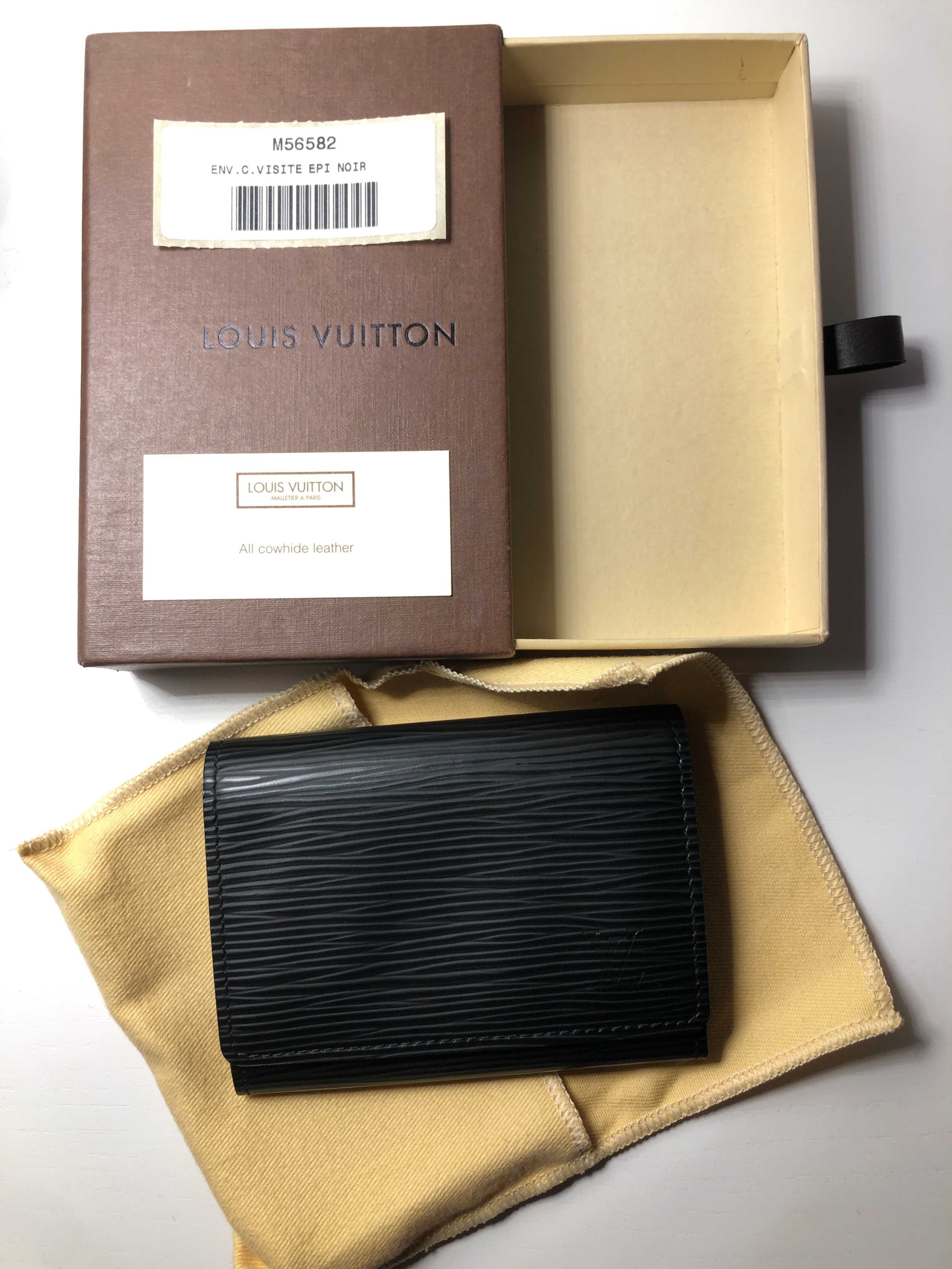 Porta-cartões Louis Vuitton EPI - Epi leather Business Card Holder