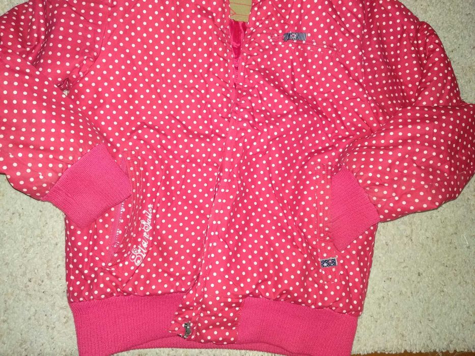 yigga курточка підліток тепла дівчинка горох осінь демі зима