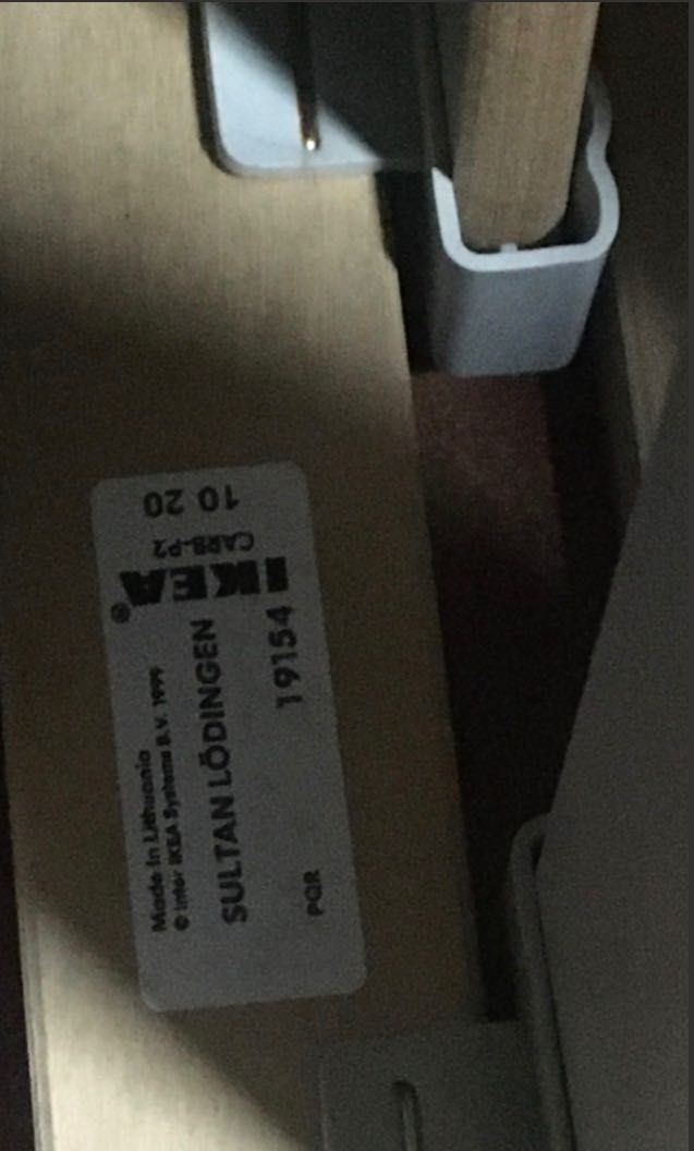 CAMA DE CASAL (Ikea) 1.40X2.00 COMPLETA com trave e estrado