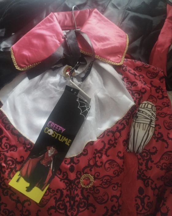 Kostium strój męski rozmiar S  Drakula halloween Karnawal