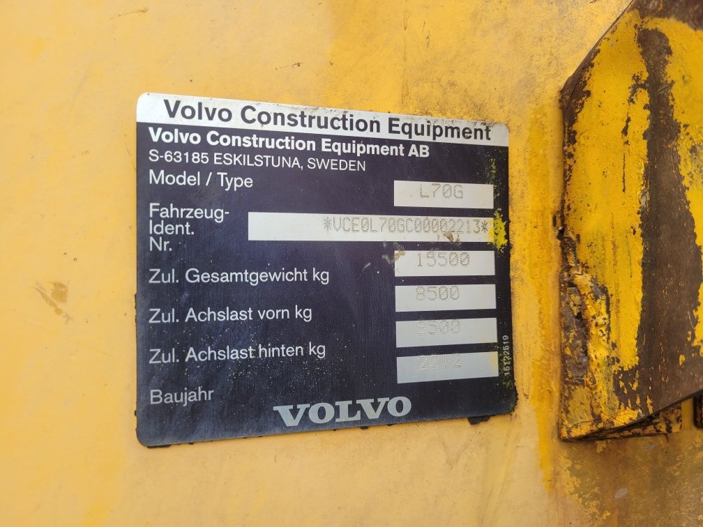 Volvo L70G ładowarka komatsu Jcb