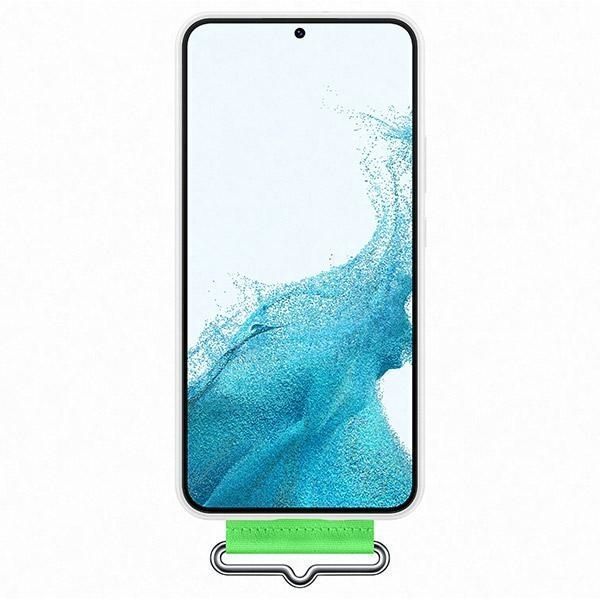 Etui Samsung Ef-Gs901Tw S22 S901 Biały/White Silicone Cover Strap